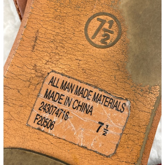 XHILARATION • Red/Tan Greek Sandals - Picture 15 of 16